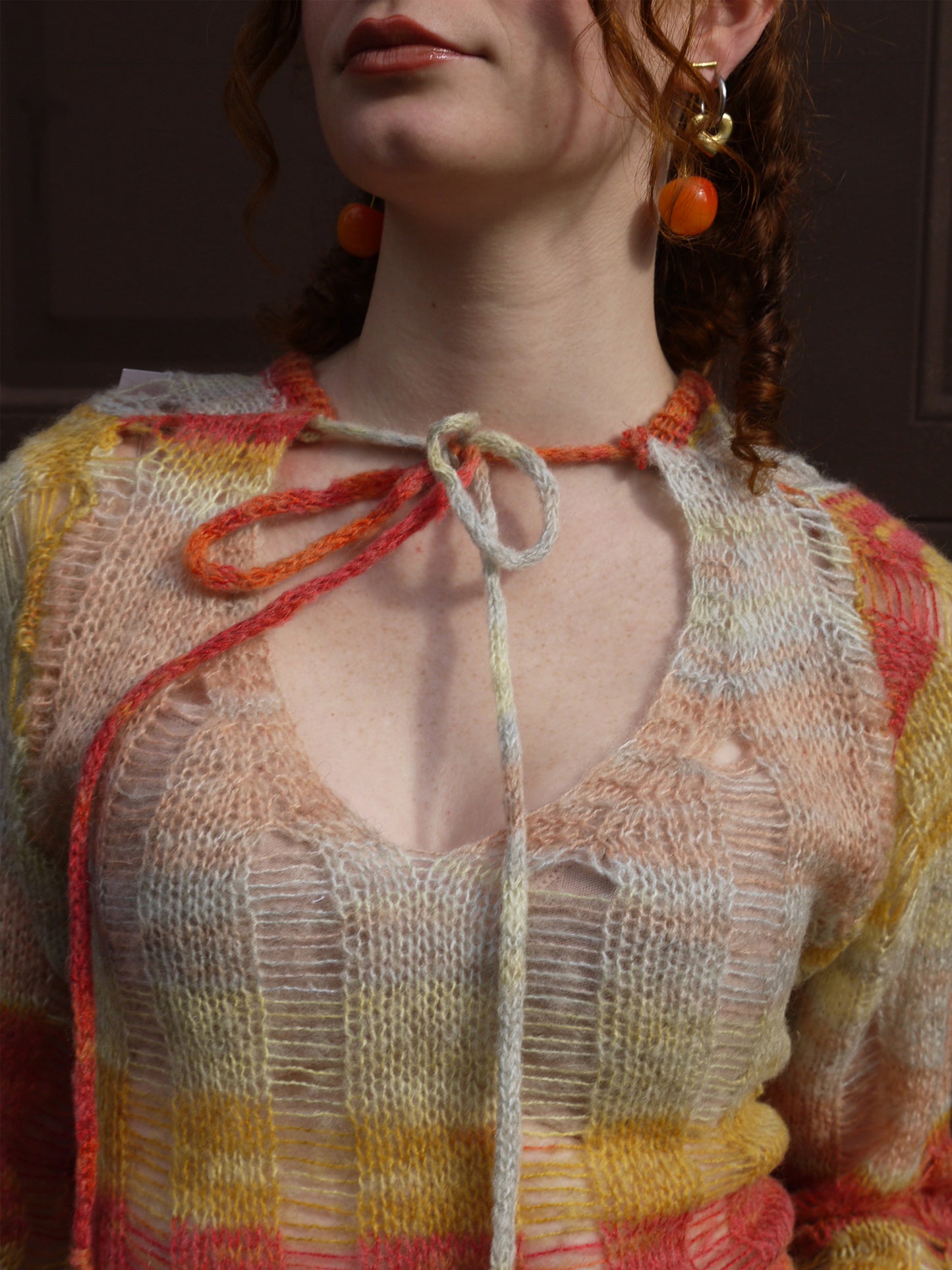 multi colored sweater