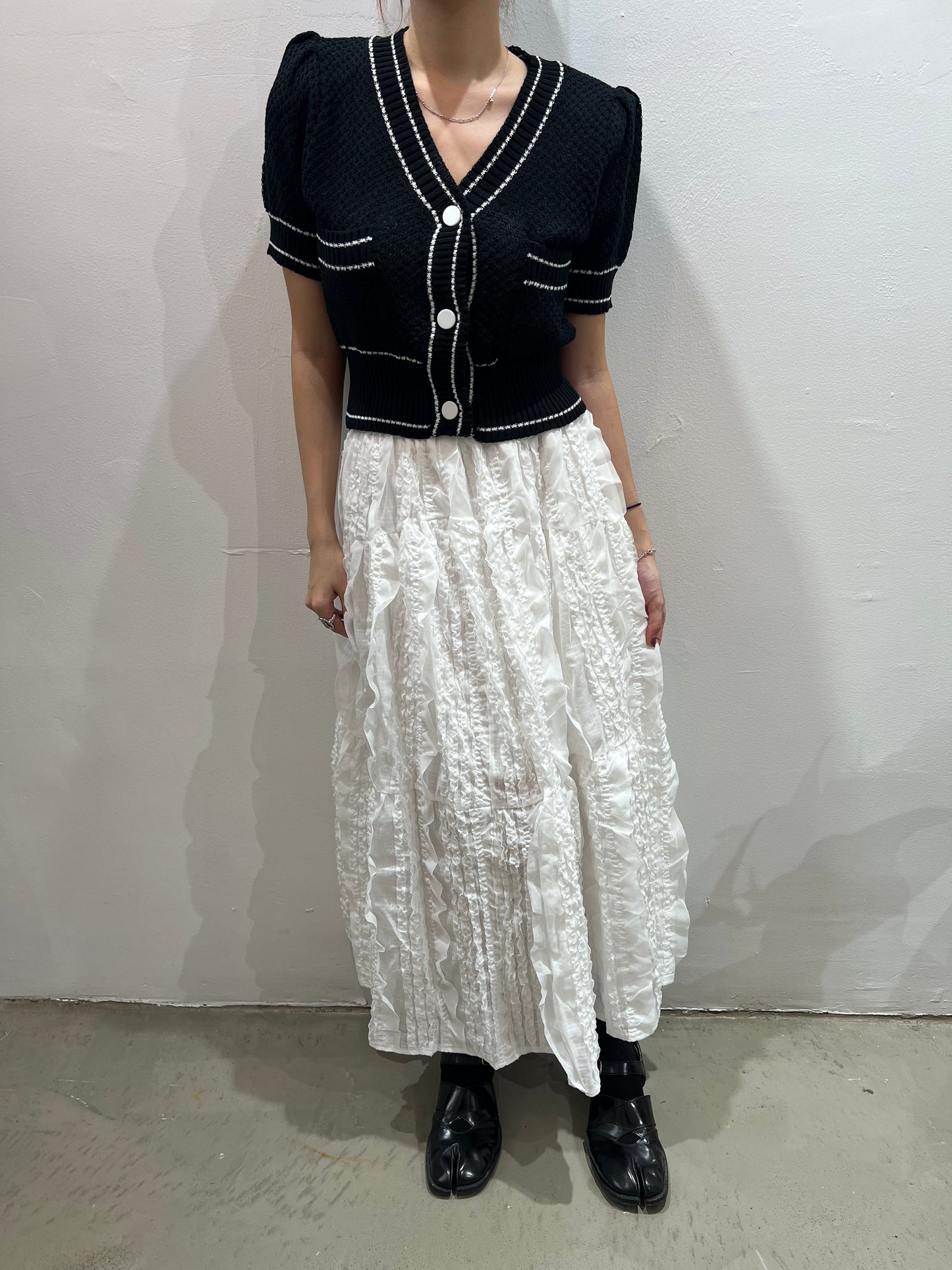 long puff skirt