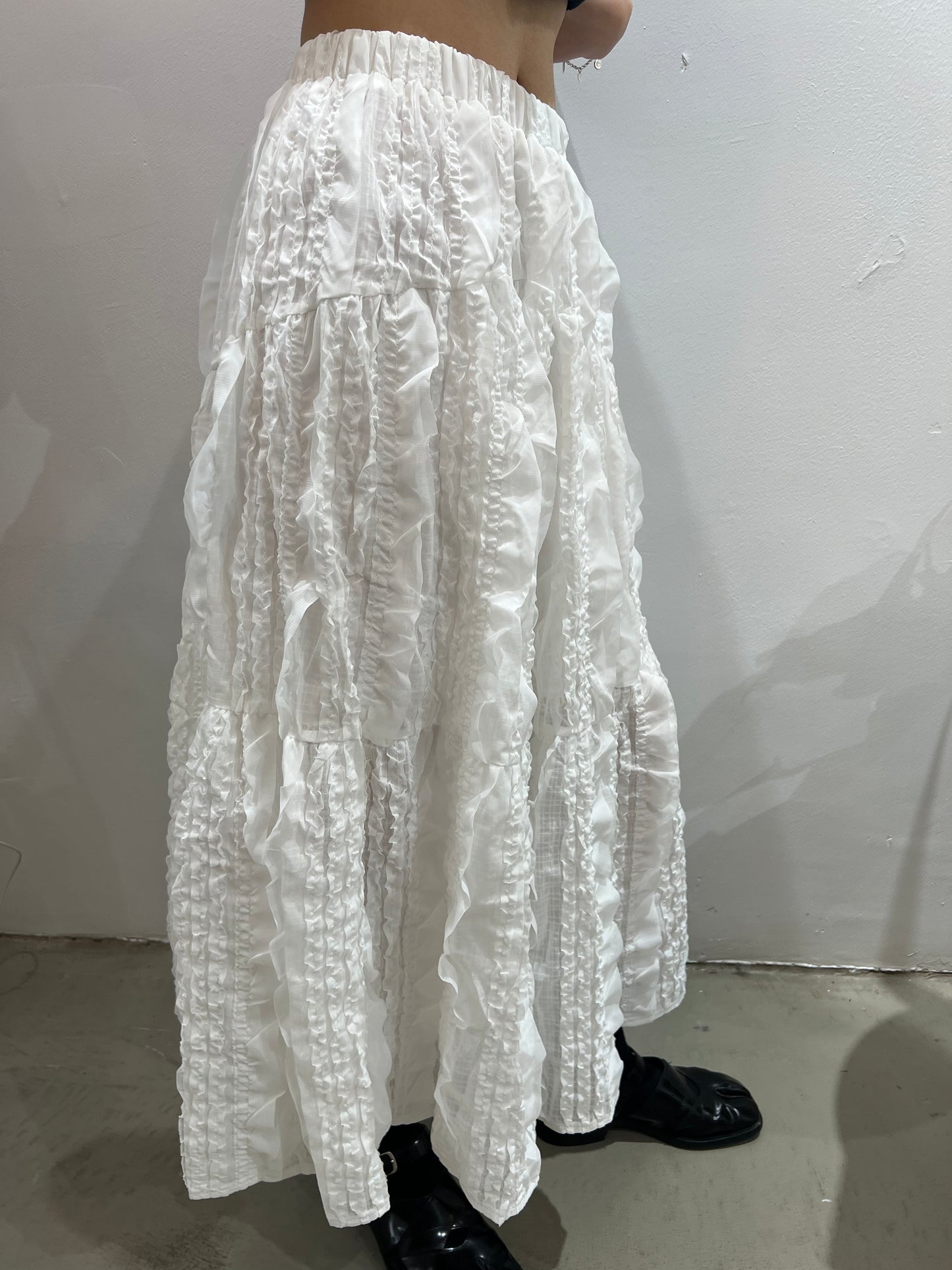 long puff skirt
