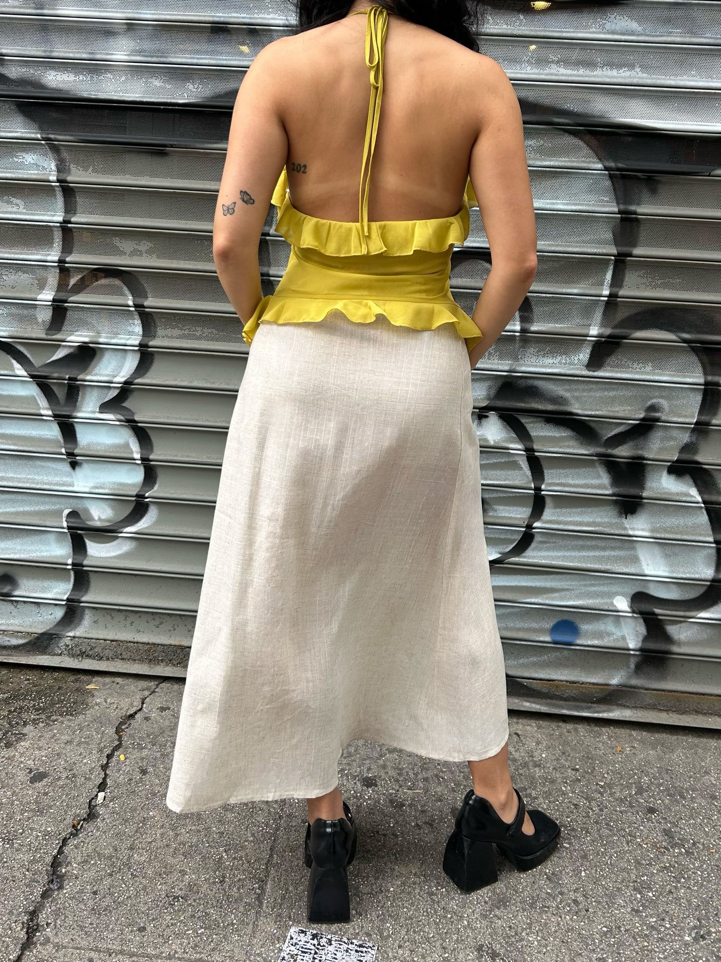 long tulip style skirt