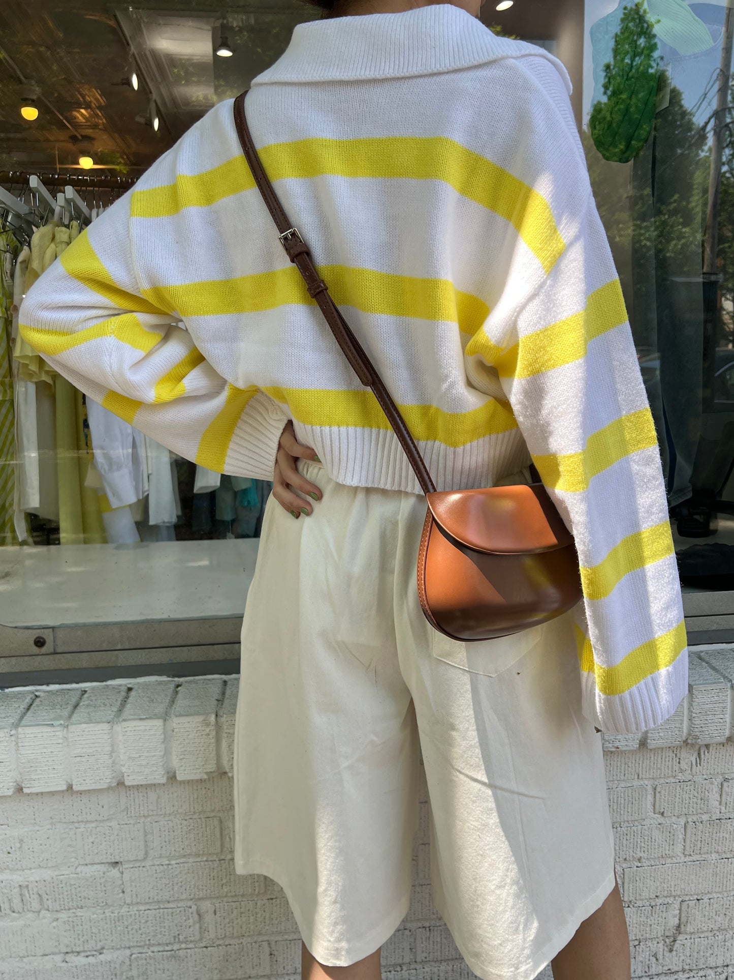 3 button shorts