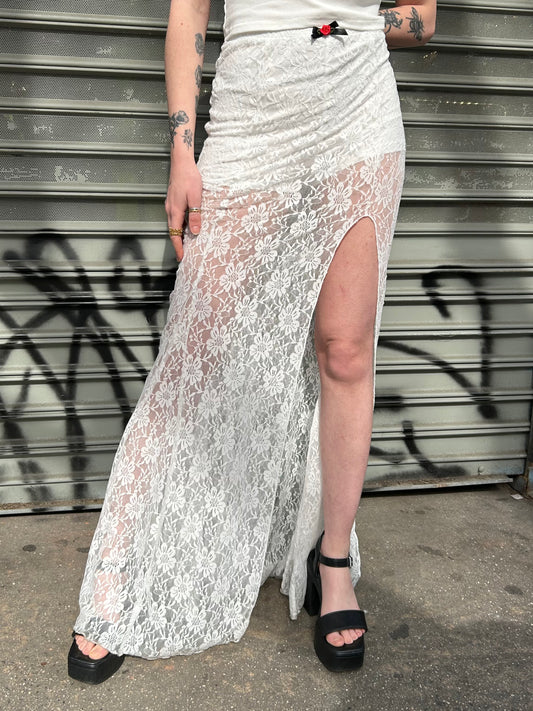 lace long skirt