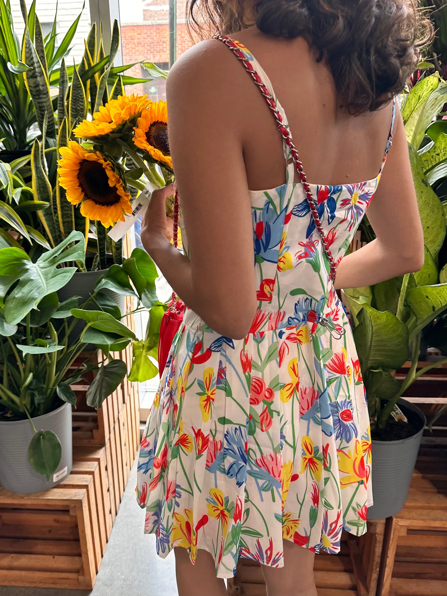 short floral dress