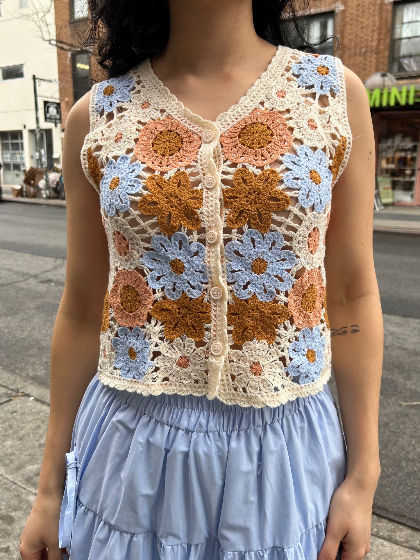 crochet vest
