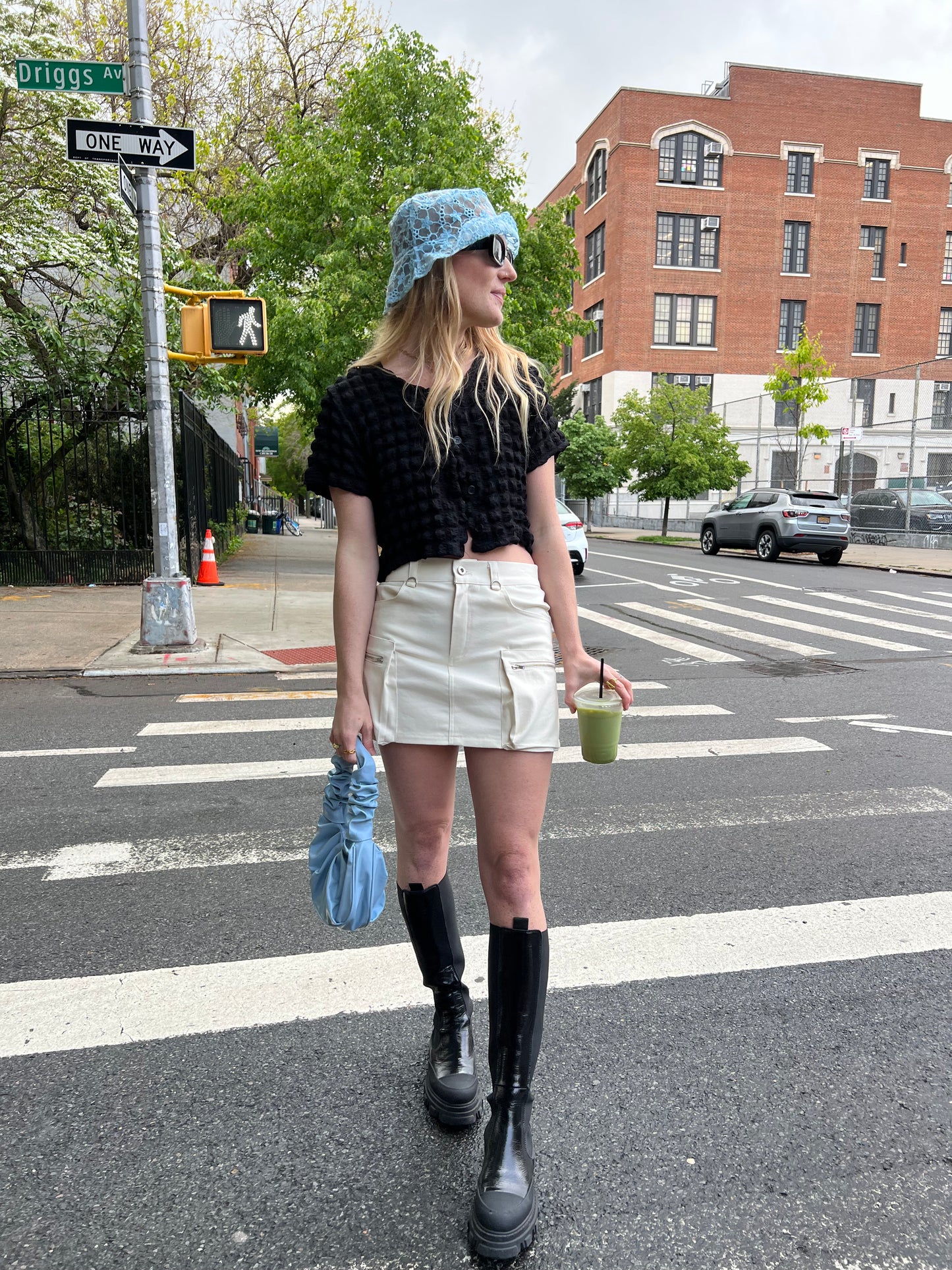 textured blouse
