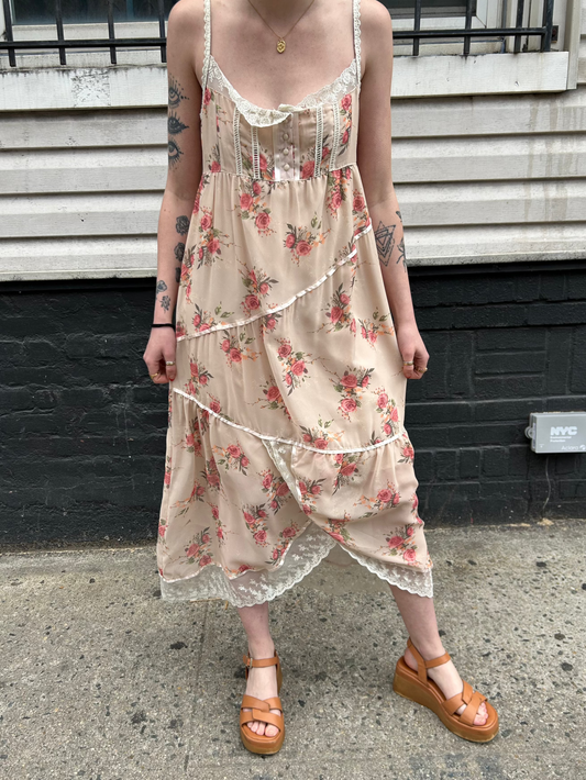 long floral dress