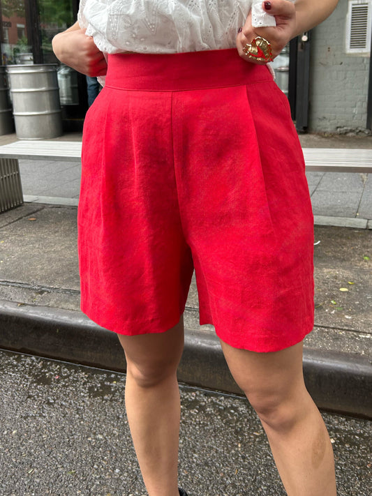 linen bermuda shorts