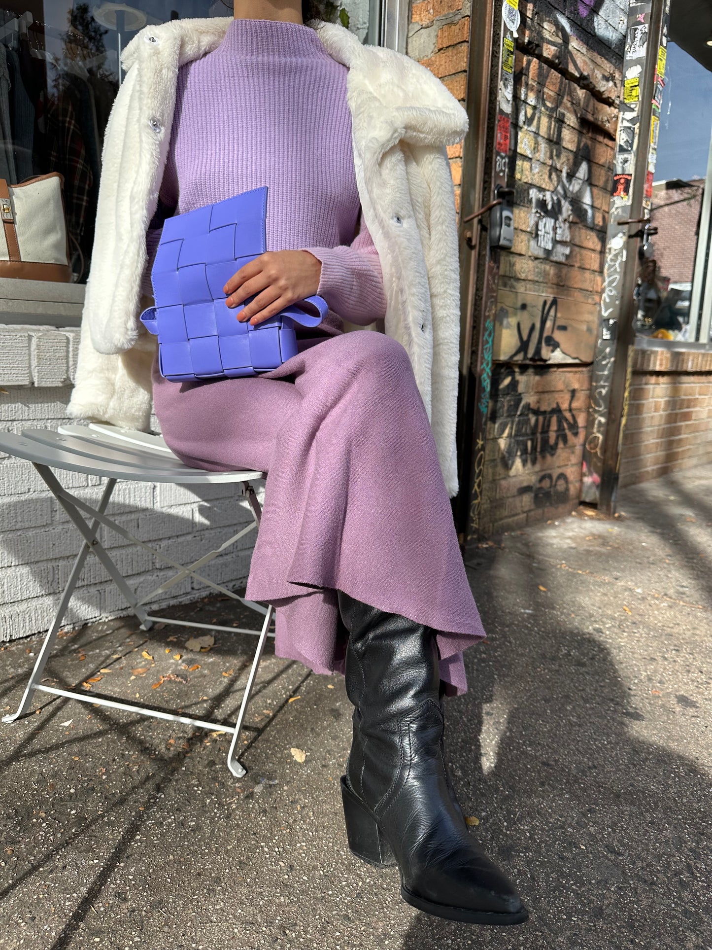 cozy collared jacket
