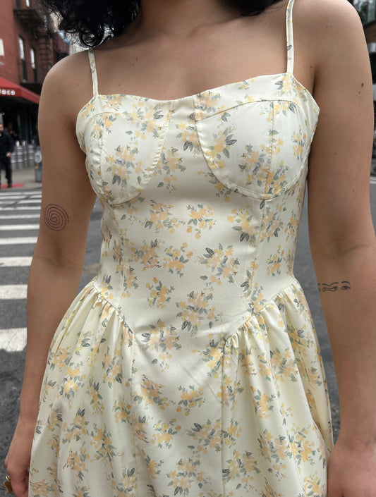 long floral dress