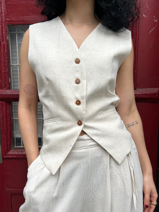 linen vest
