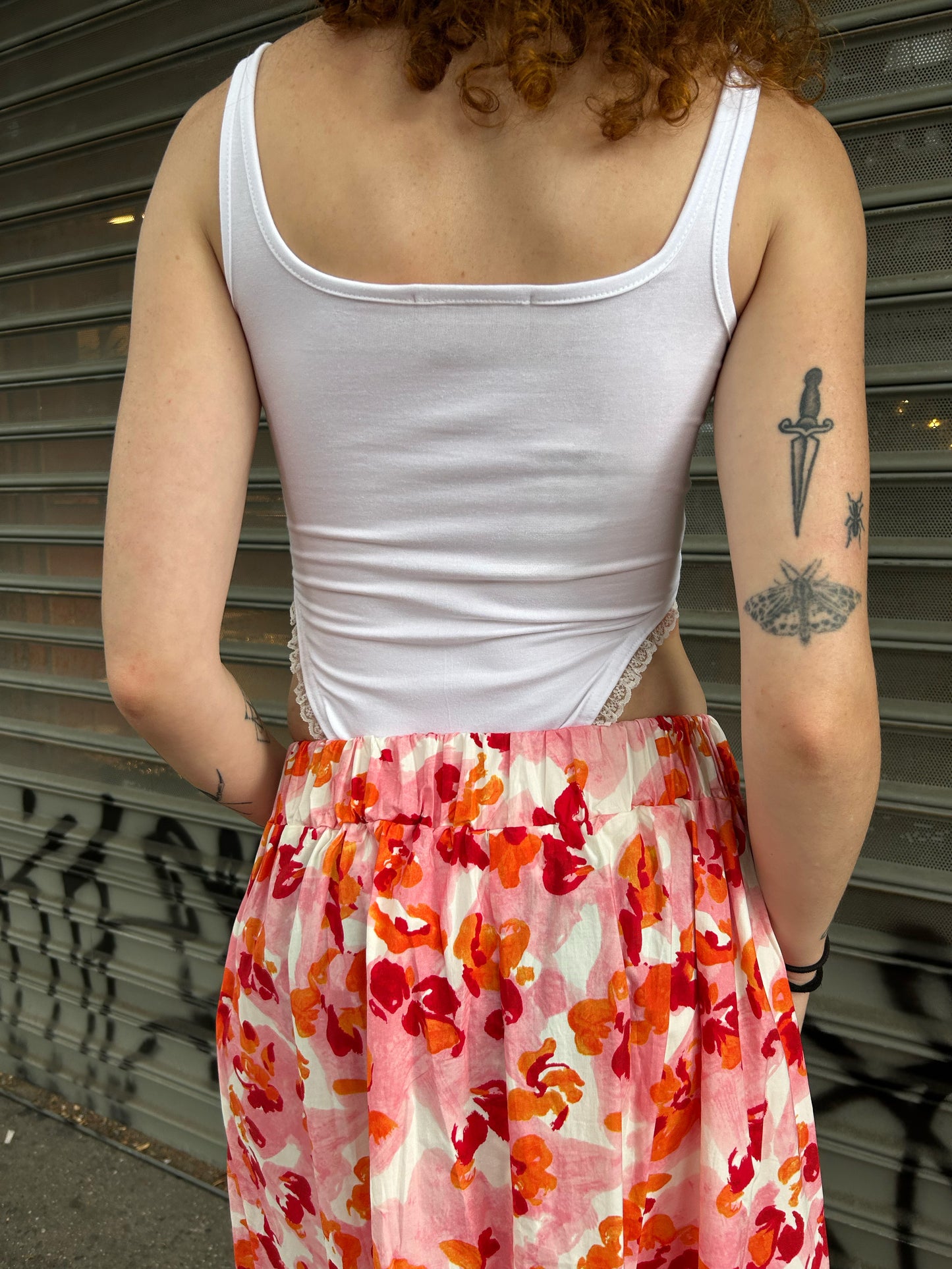 snap button up bodysuit tank