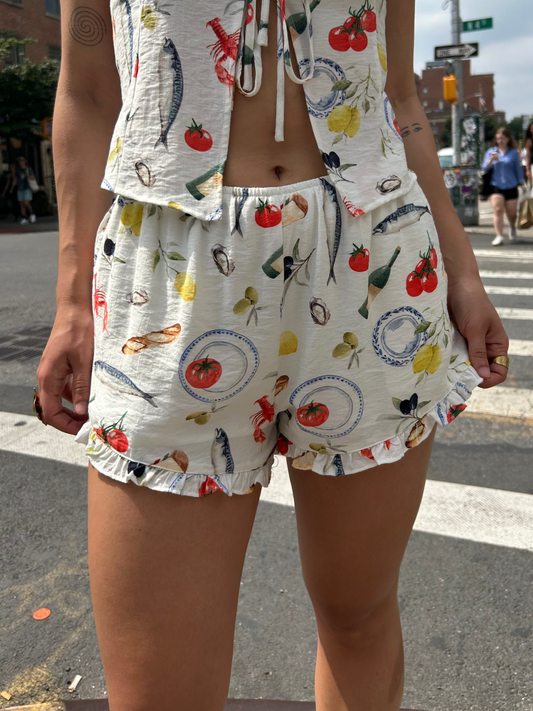 summer printed bloomers