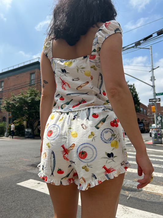 summer printed bloomers