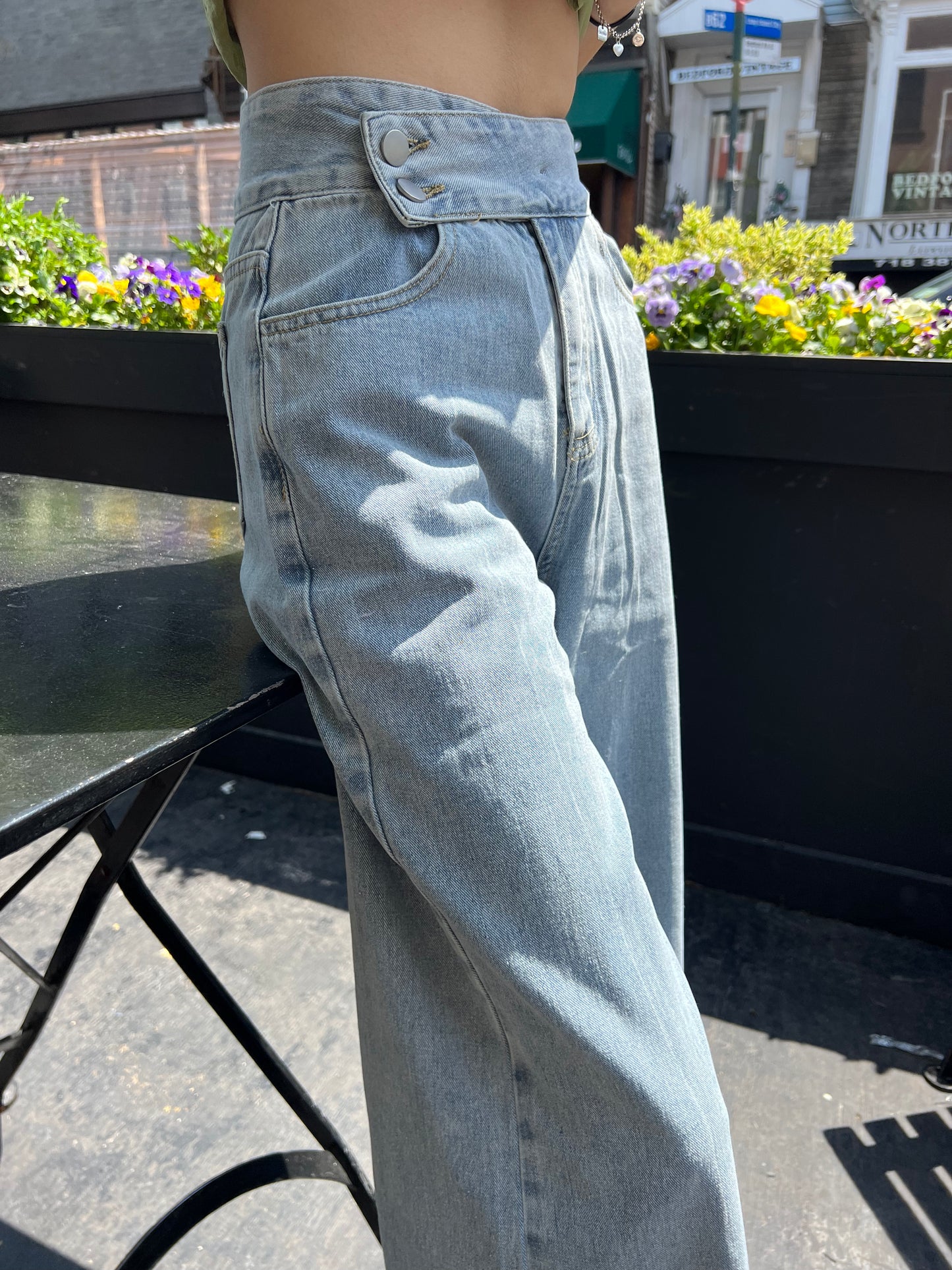 flare denim pant