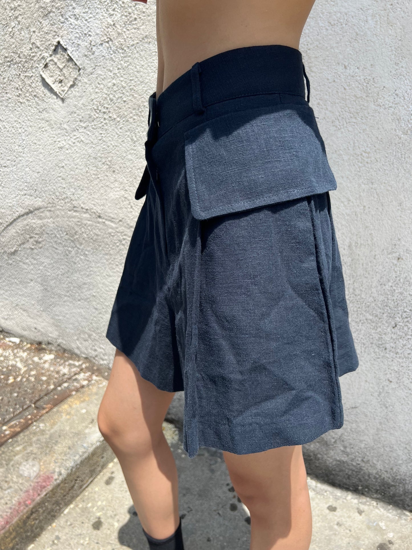 linen shorts