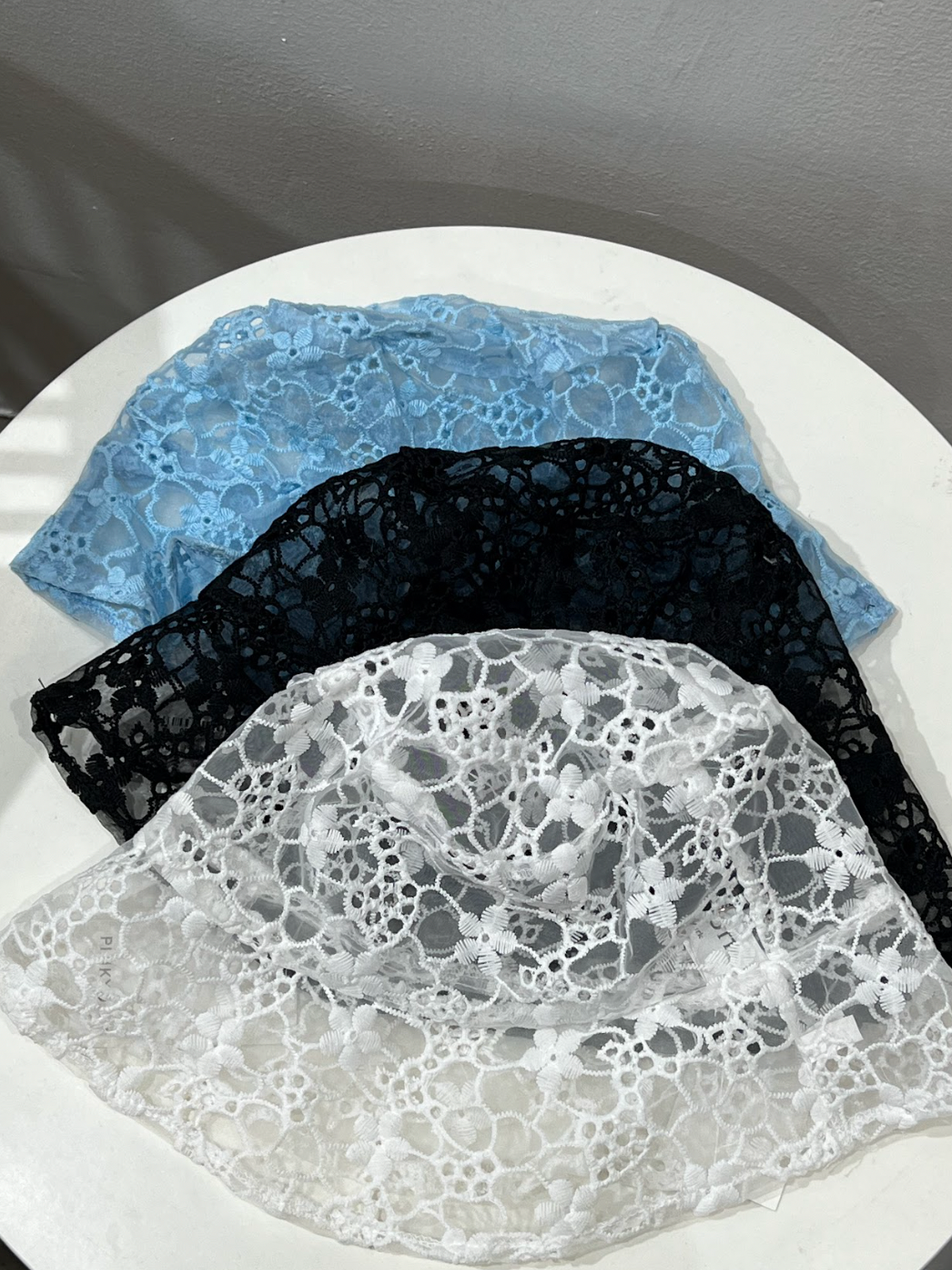 lace bucket hat