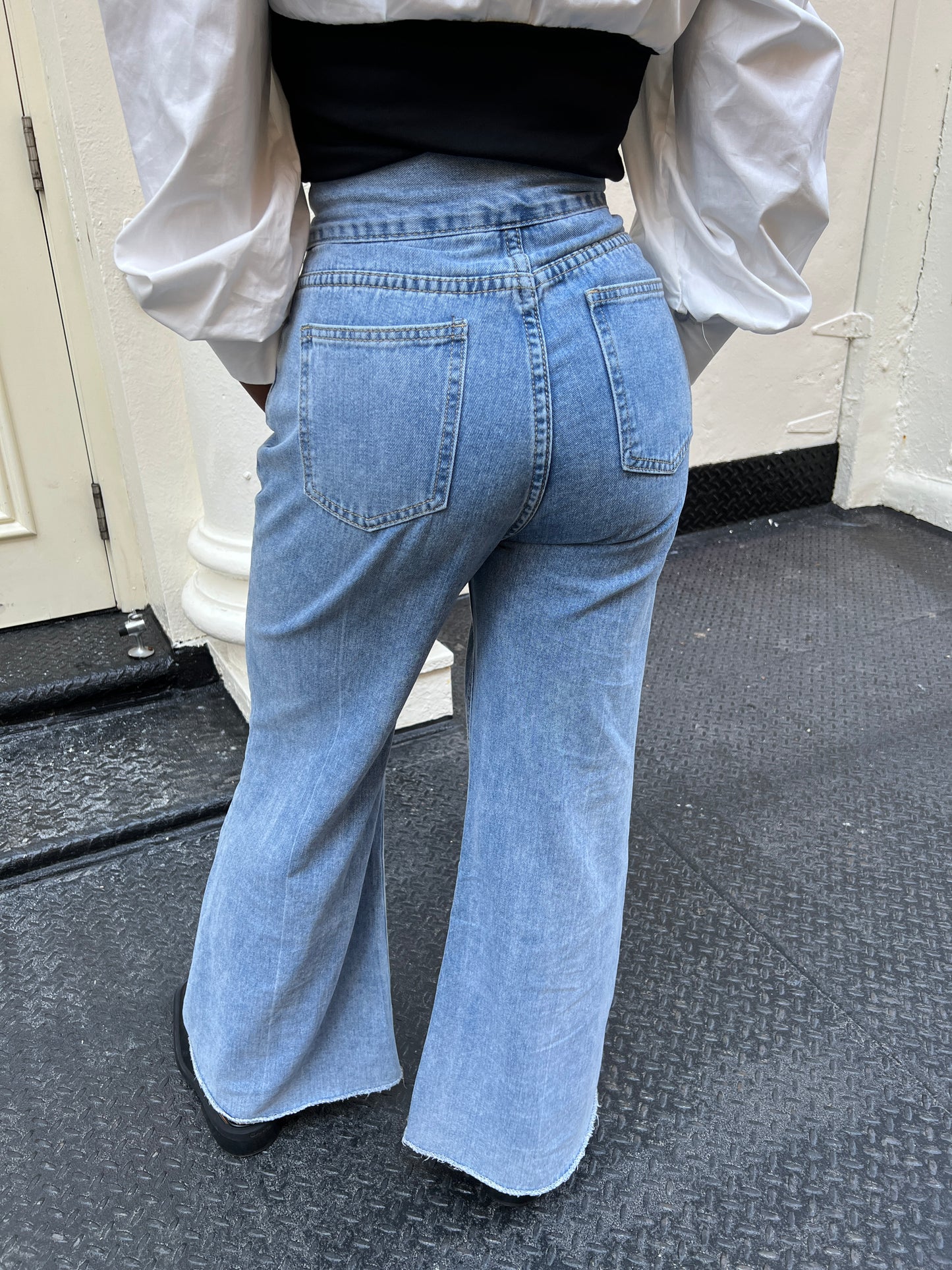 flare denim pant