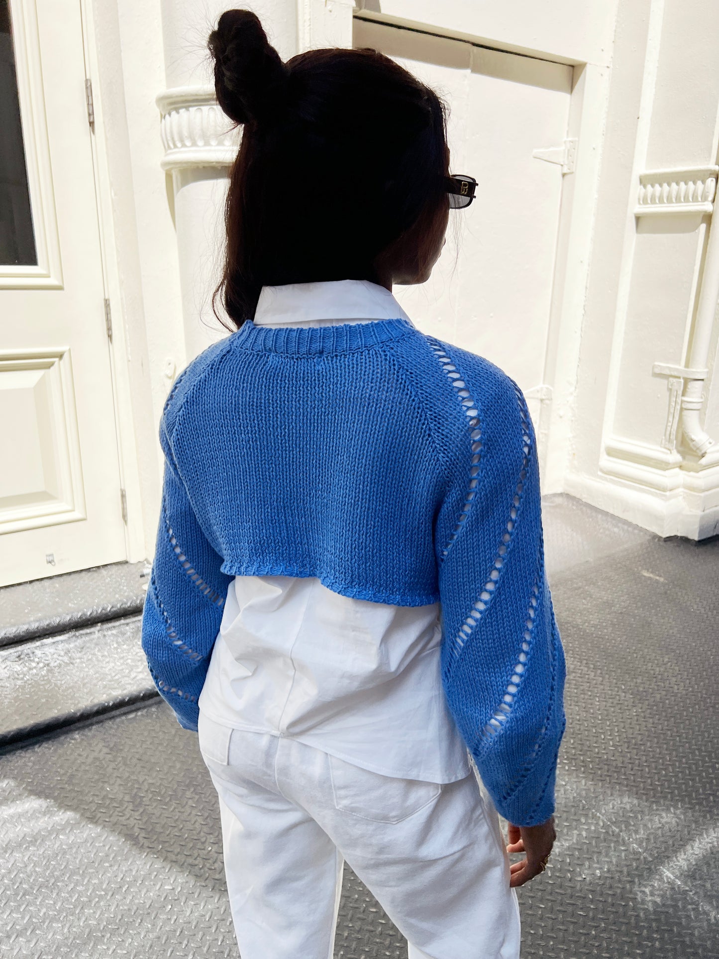 ruched sleeve detail blouse