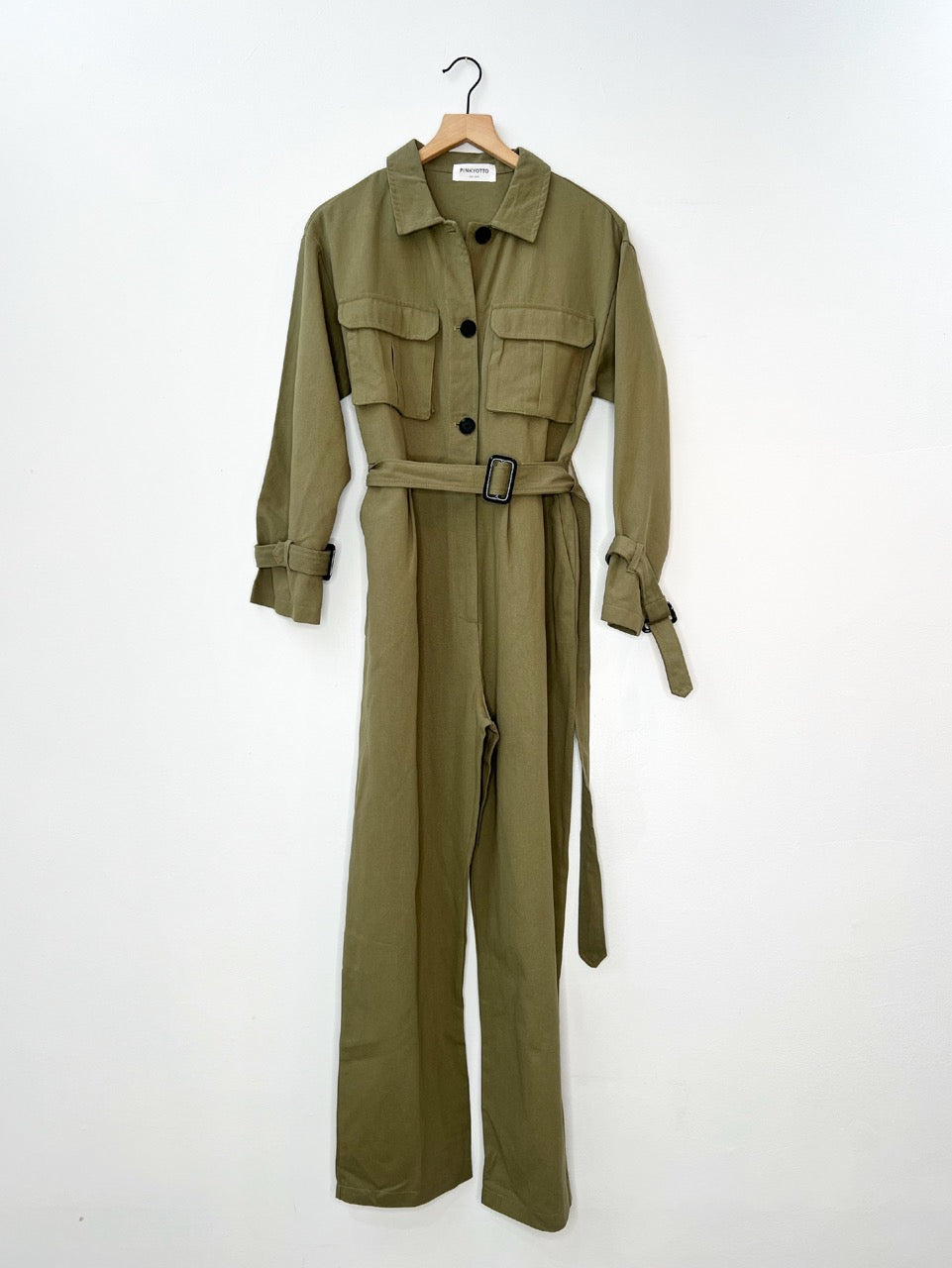 button up jumper w belt