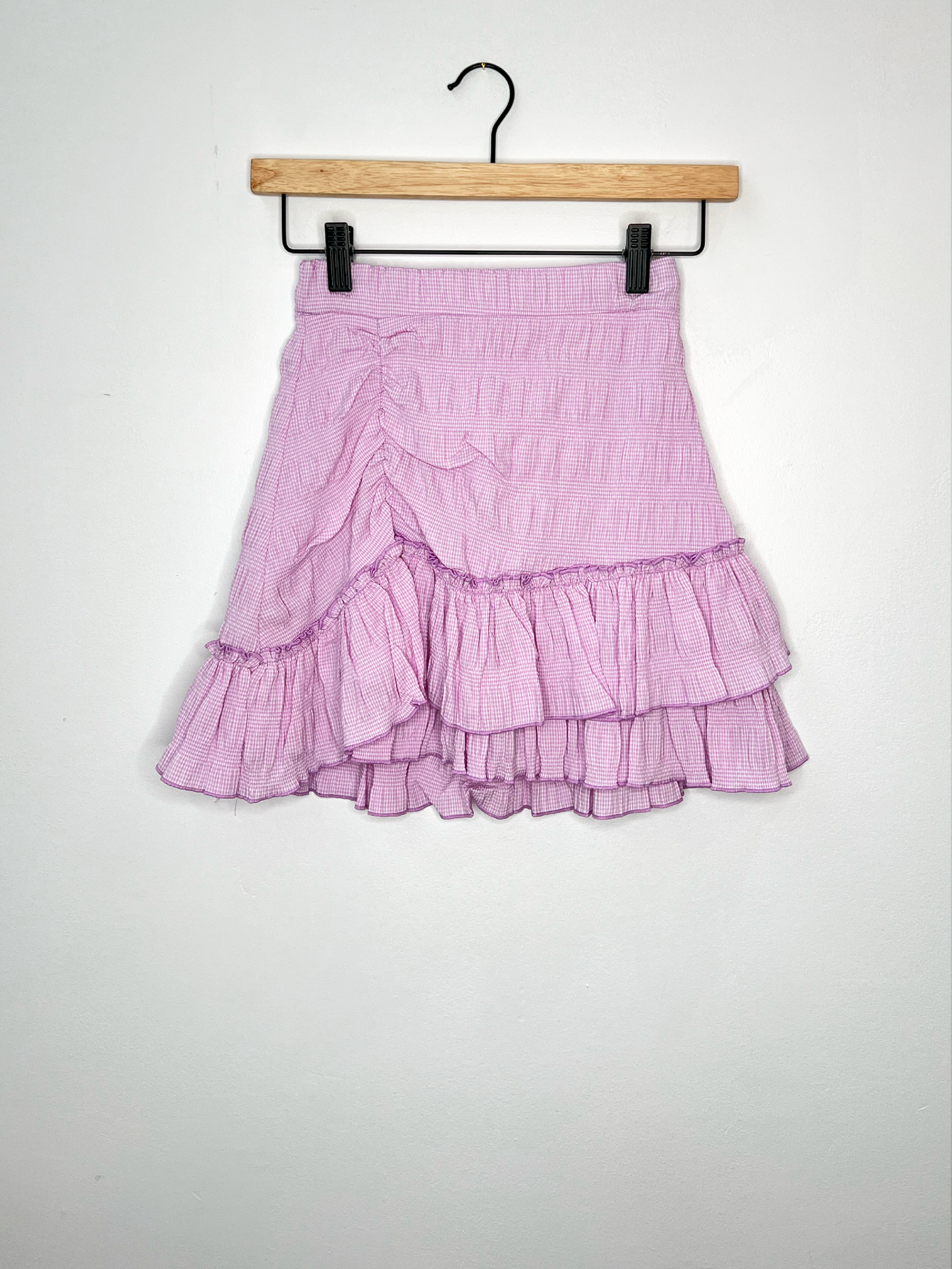 bottom ruffle short skirt