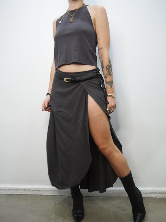 tank w wrap skirt set