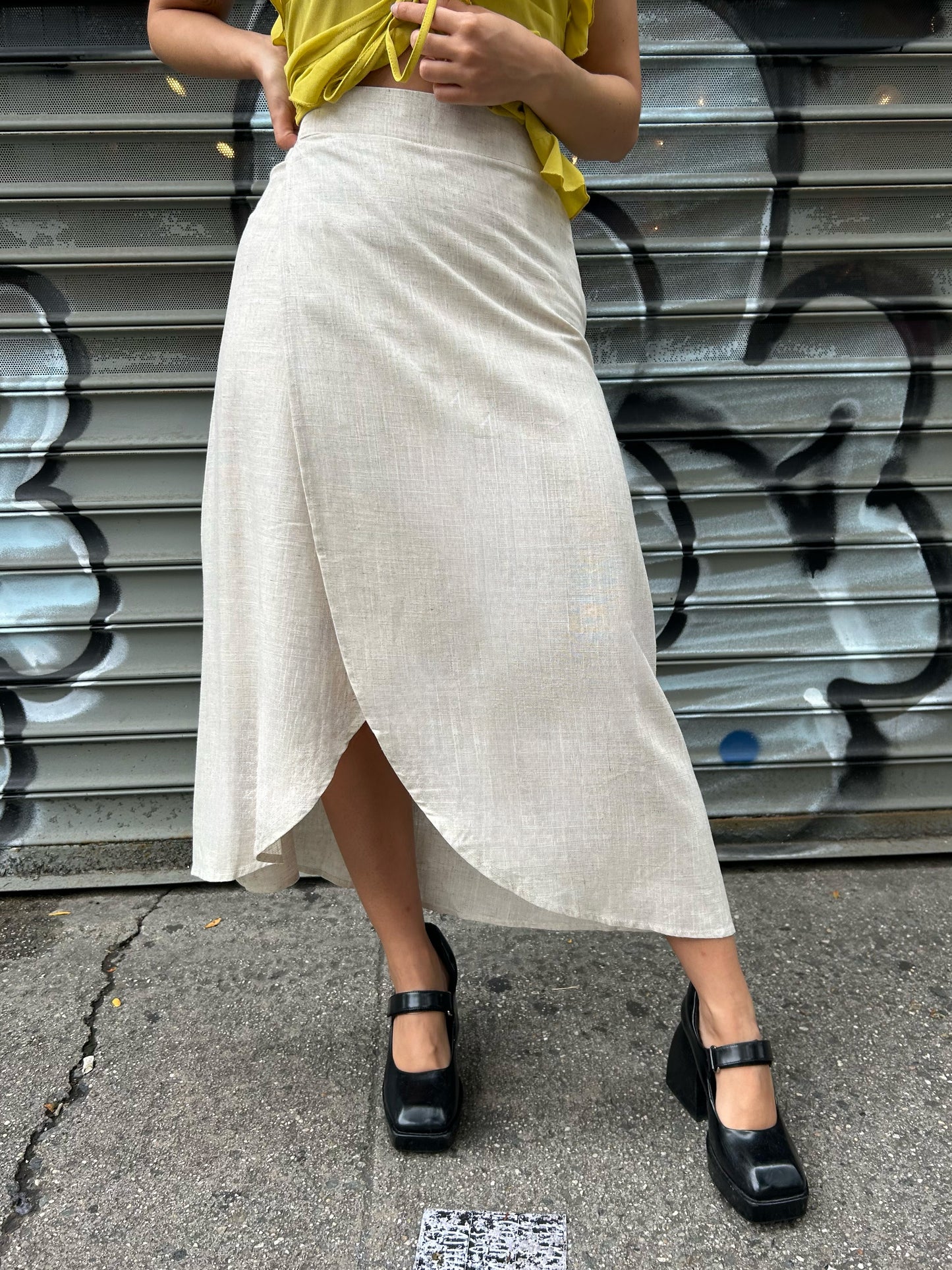 long tulip style skirt