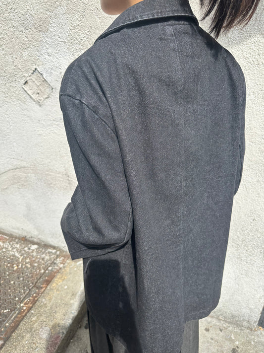 3 button denim jacket
