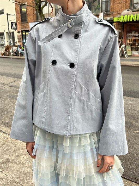 short trench jacket