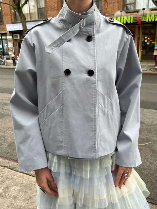 short trench jacket