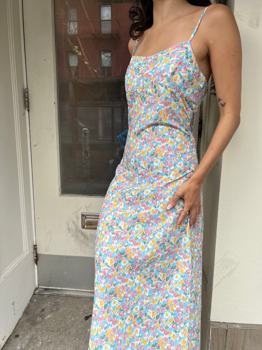 floral midi dress