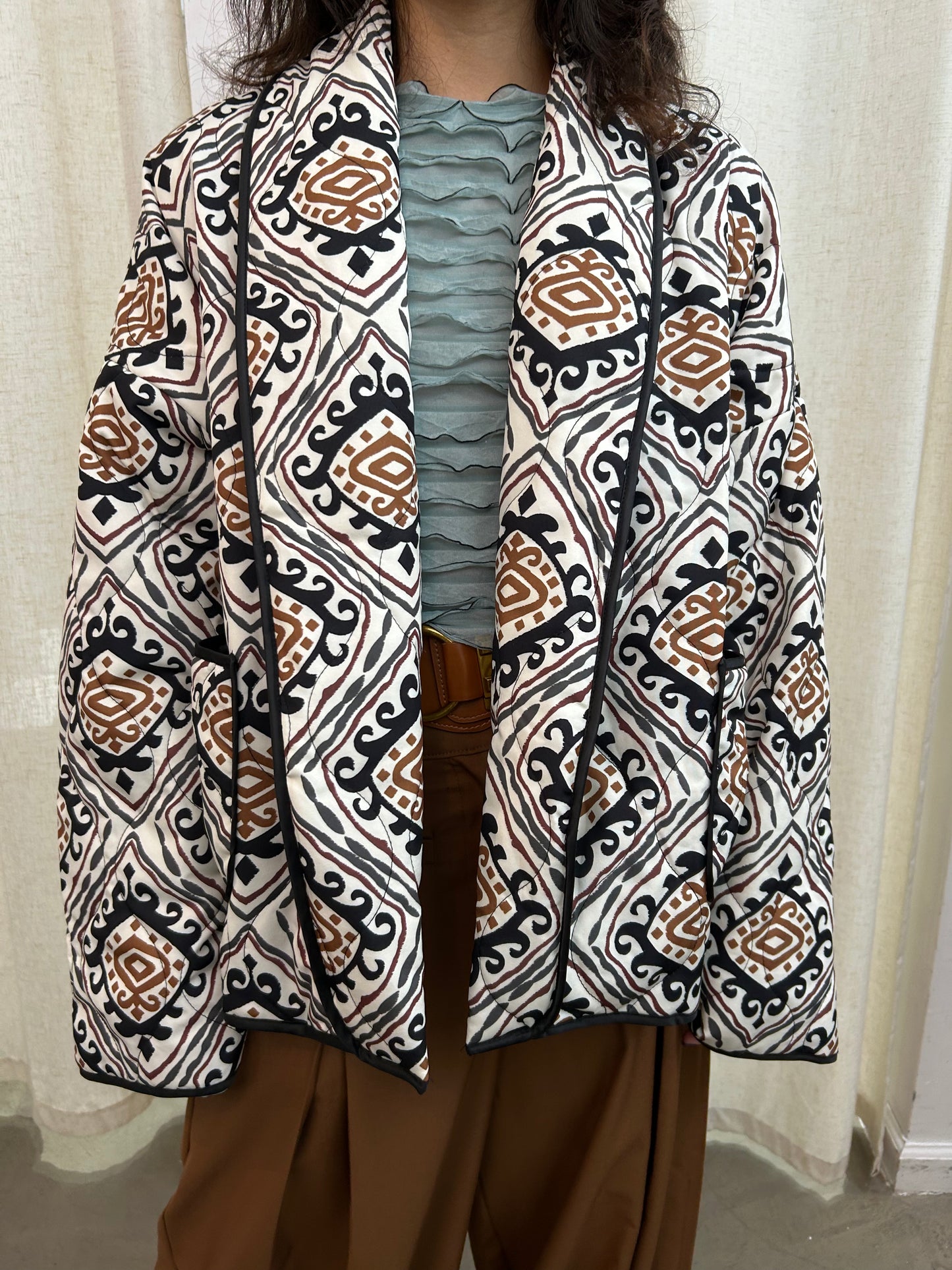 all over printed jacket