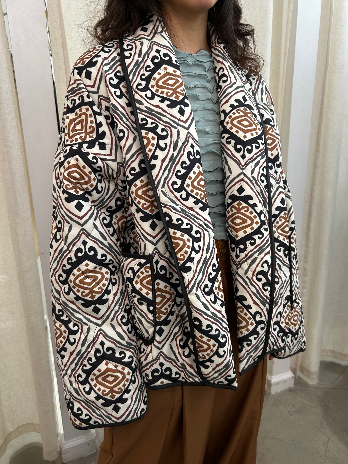 all over printed jacket