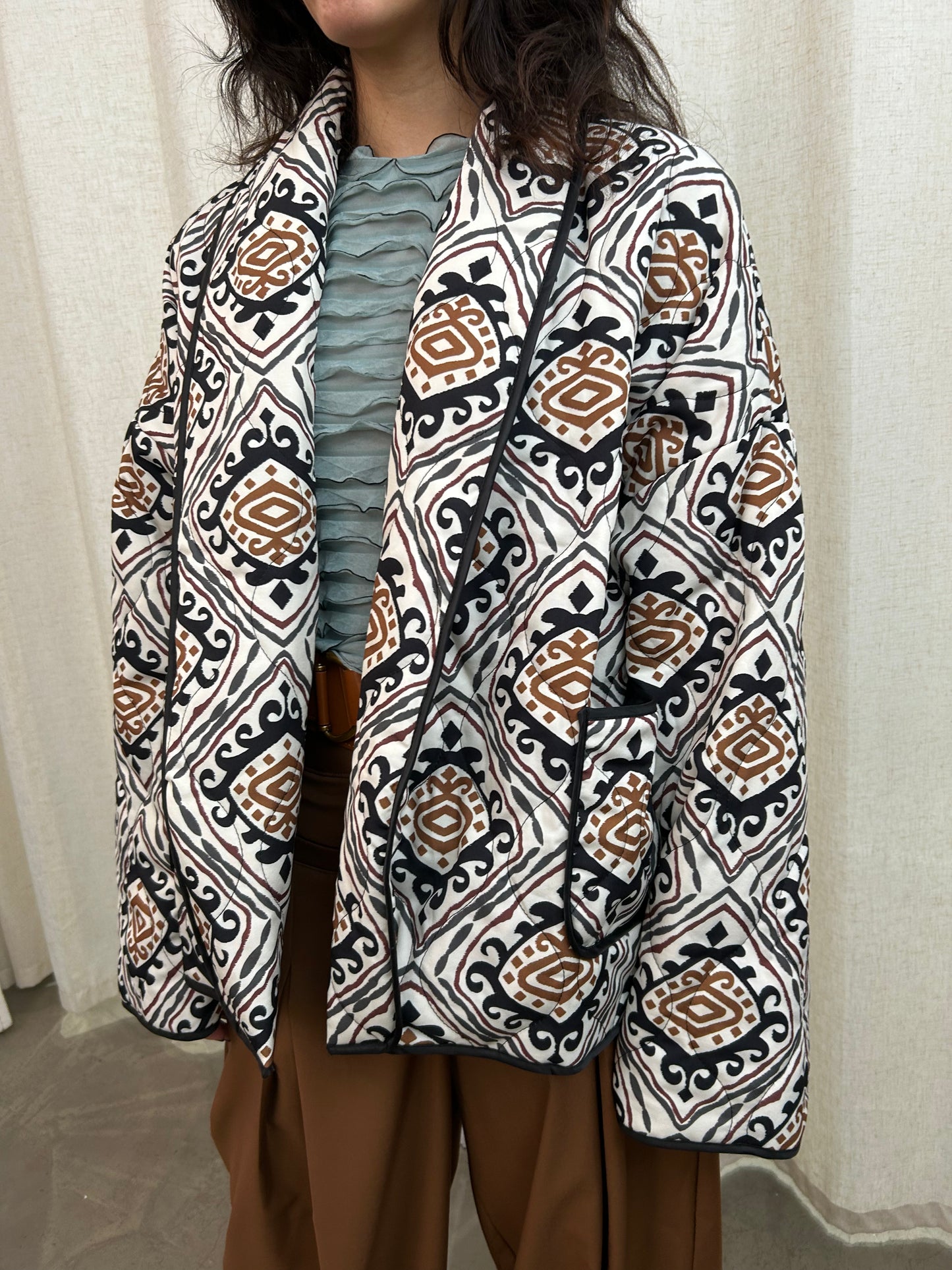 all over printed jacket