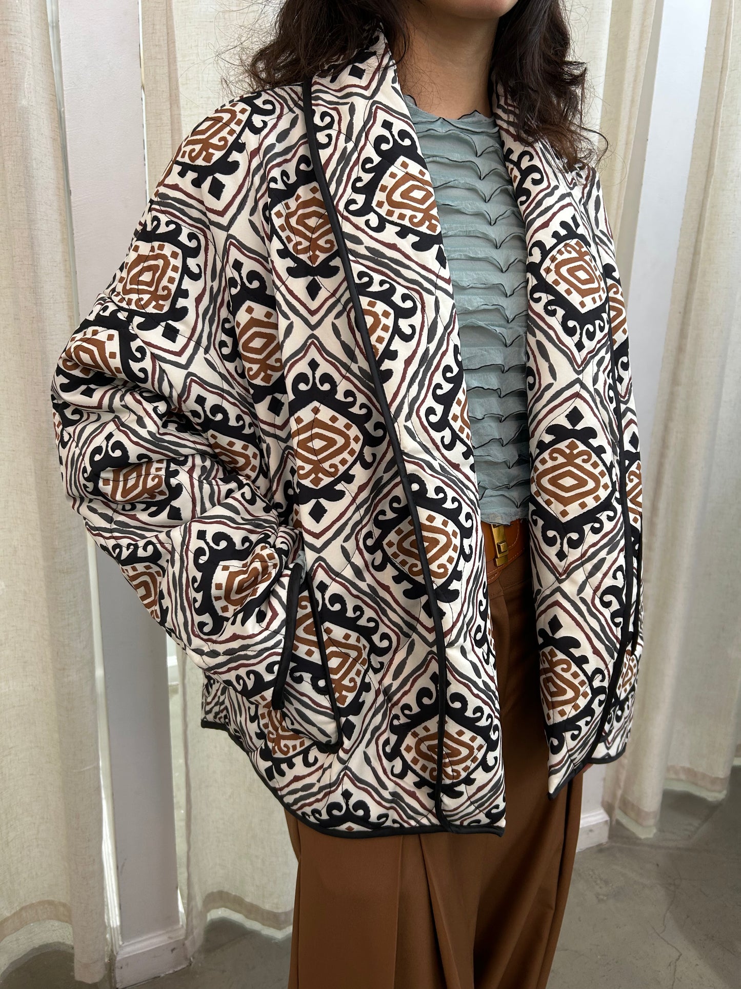 all over printed jacket