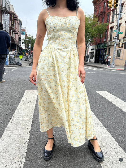 long floral dress