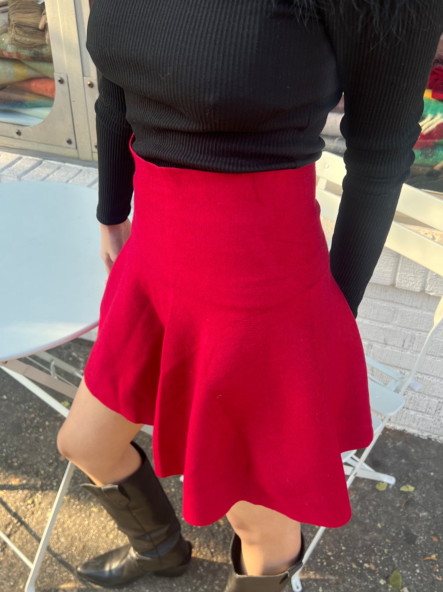 short flare skirt