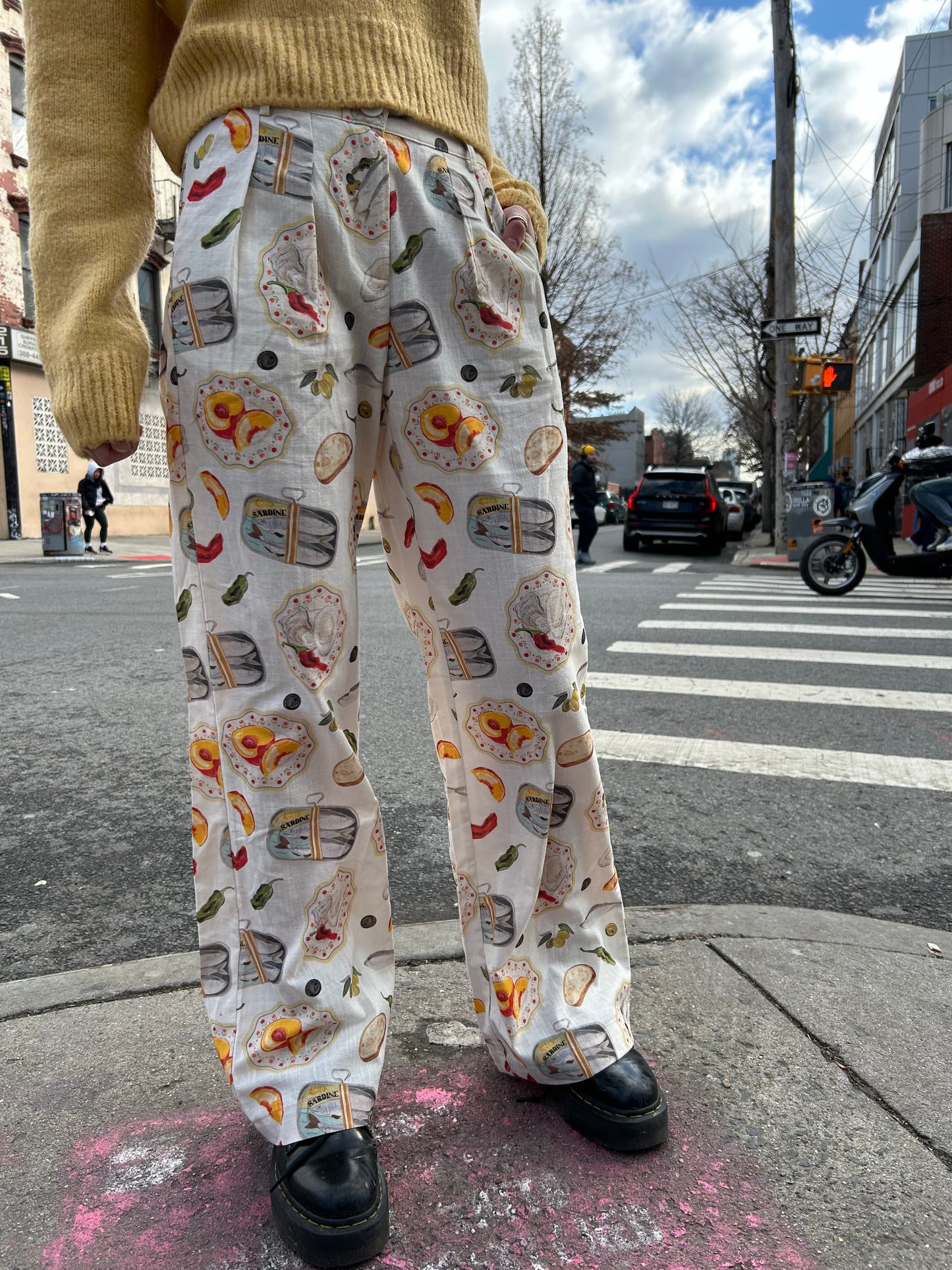 all over printed pant