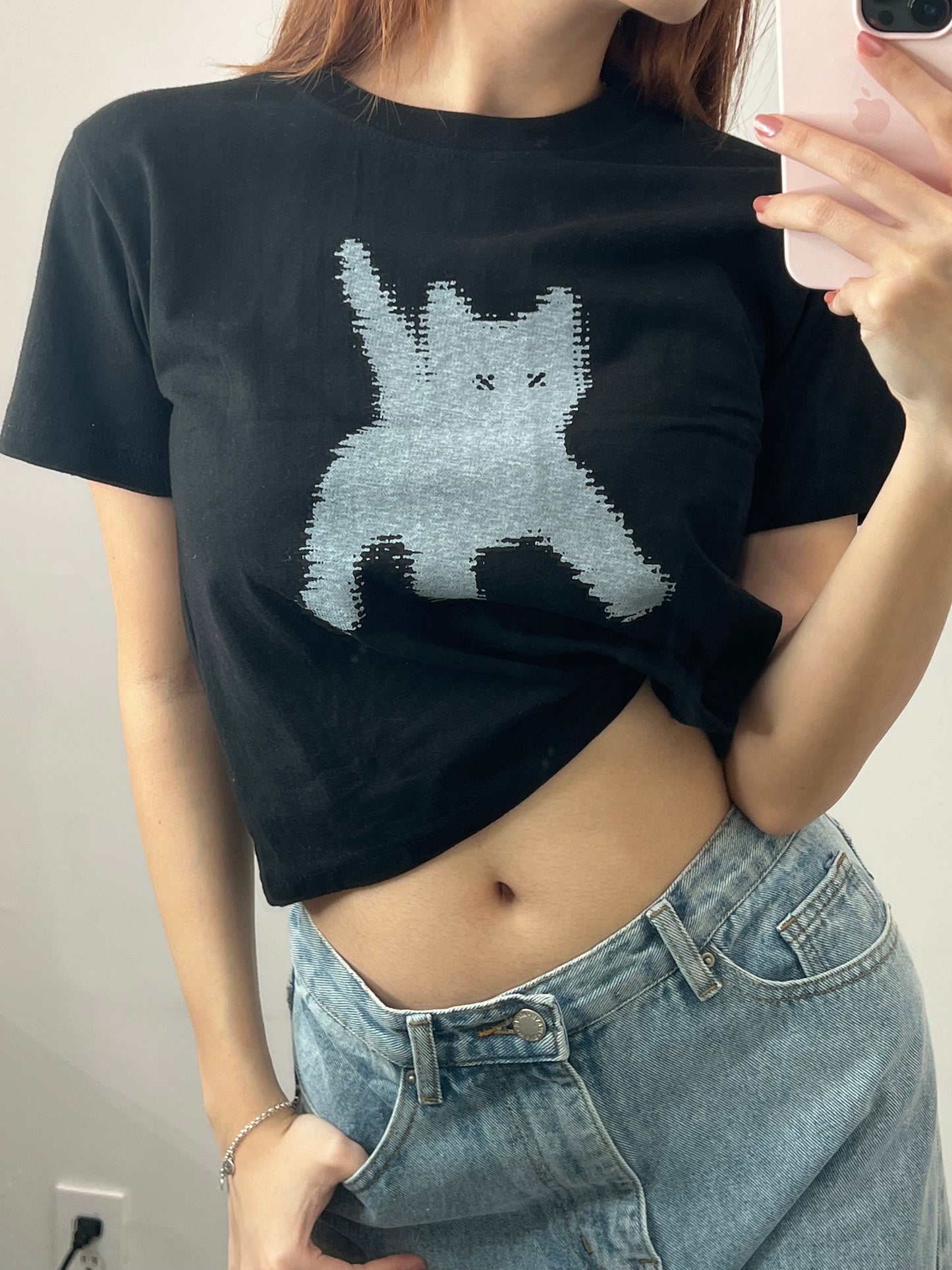 cat print tshirt