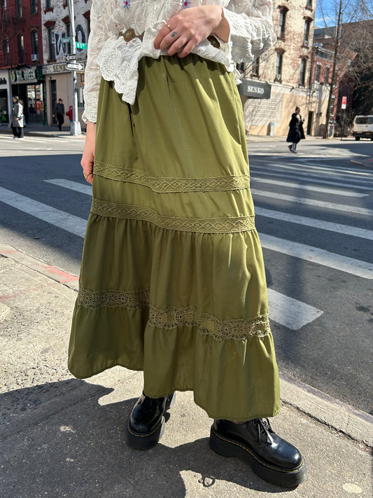 long peasant skirt