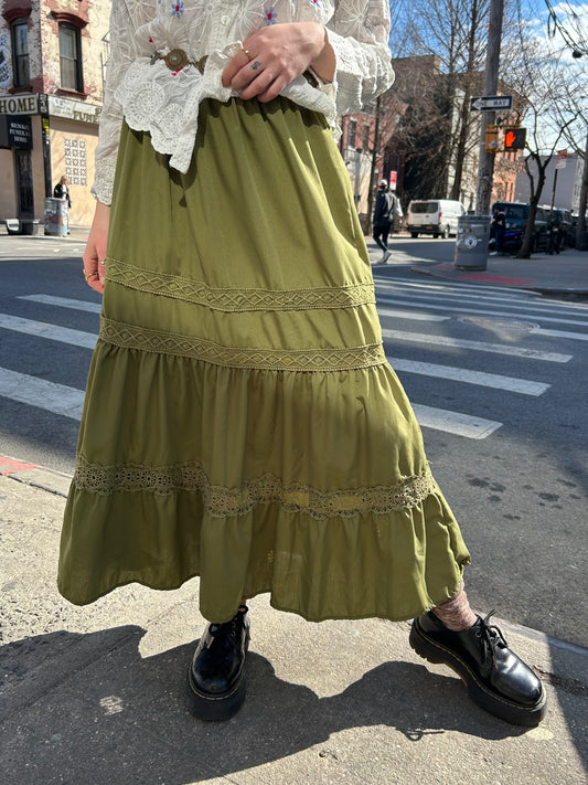 long peasant skirt