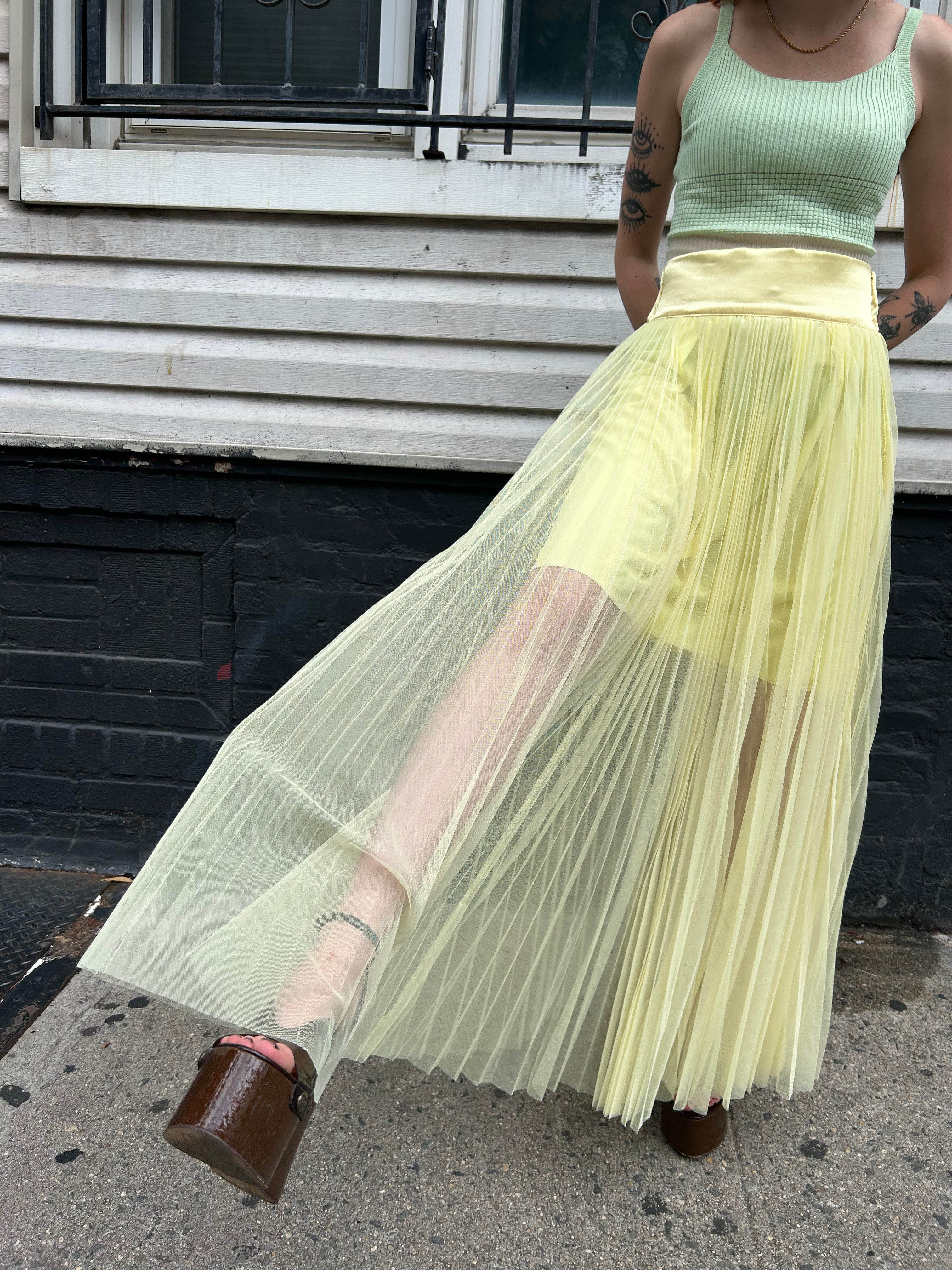 スカート THETOE ASTORIA PLEATED SKIRT Astoria Pleated Skirt – THE TOÉ