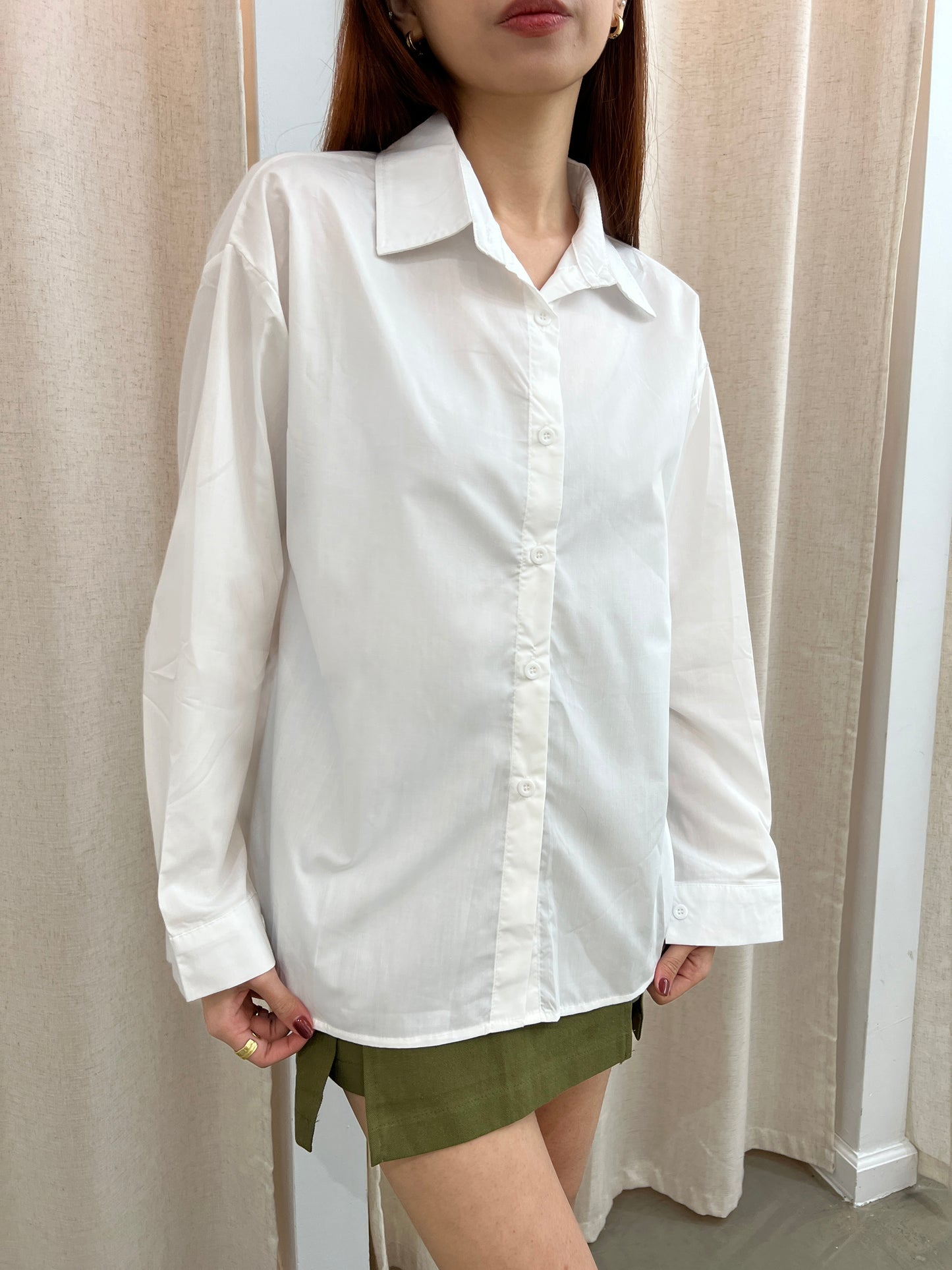 Loose Fit Back Tie Blouse
