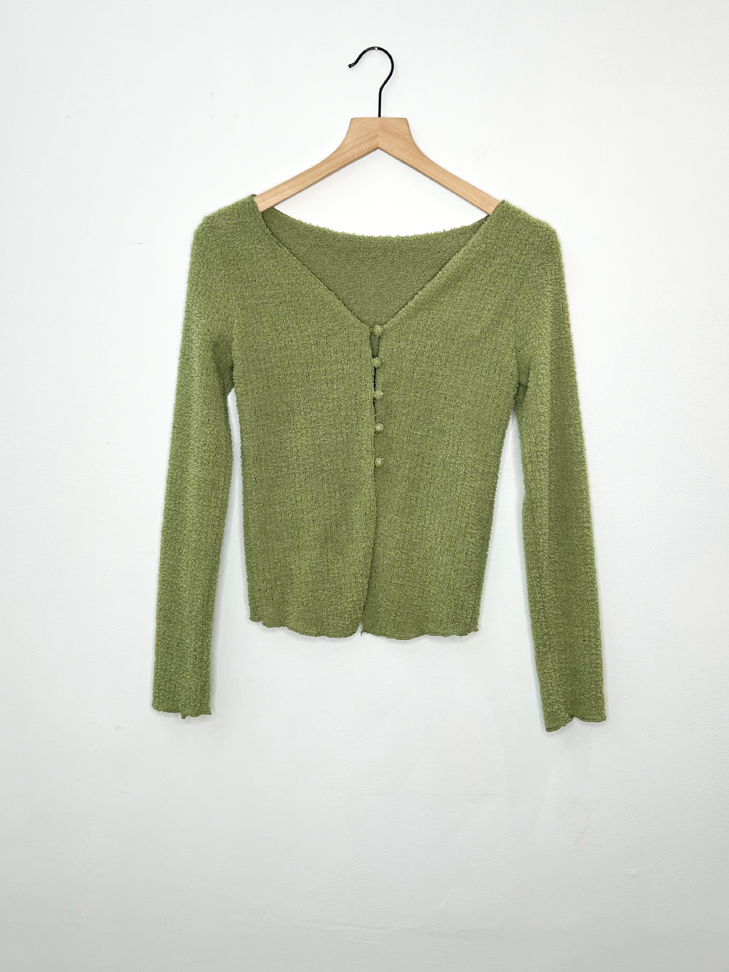 front button knit top
