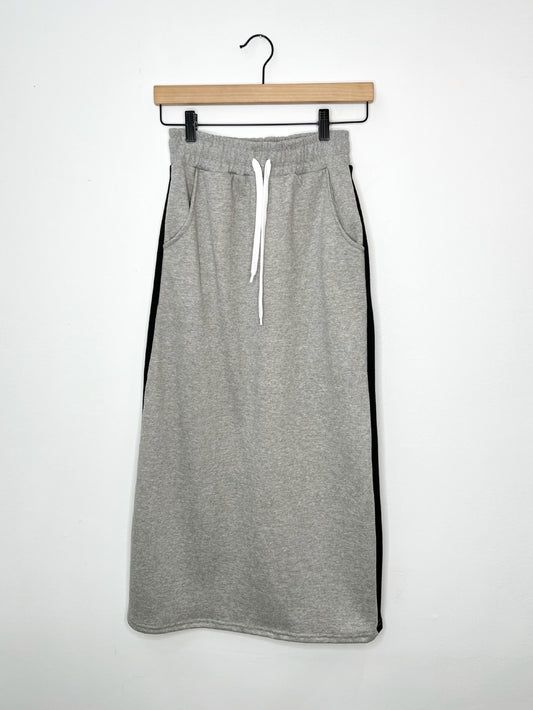 2 tone knit skirt