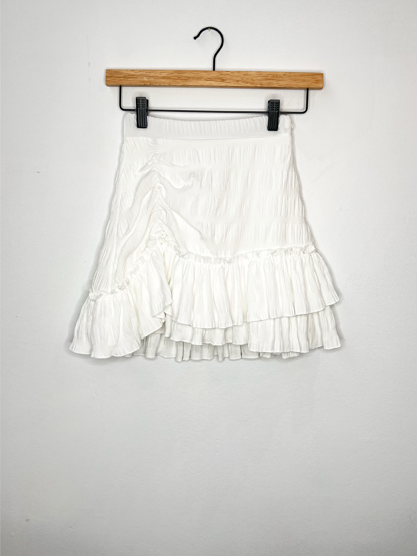 bottom ruffle short skirt